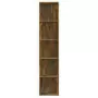 Libreria Rovere Fumo 40x30x189 cm in Legno Multistrato