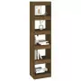 Libreria/Divisorio Rovere Marrone 40x30x166 cm