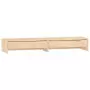 Supporto per Monitor 100x27x15cm in Legno Massello di Pino