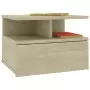 Comodini Pensili 2 pz Rovere Sonoma 40x31x27 cm Truciolato