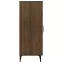 Credenza Rovere Marrone 34,5x34x90 cm in Legno Multistrato