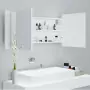 Specchio da Bagno con LED Bianco 100x12x45 cm in Acrilico