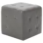 Pouf 2 pz Grigio 30x30x30 cm in Similpelle