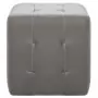 Pouf 2 pz Grigio 30x30x30 cm in Similpelle