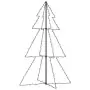 Albero di Natale a Cono 200 LED per Interni Esterni 98x150 cm