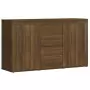 Credenza Rovere Marrone 120x36x69 cm in Legno Multistrato