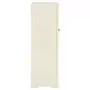 Armadietto in Plastica 79x43x125 cm Effetto Legno Crema