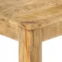 Tavolo Consolle 110x35x76 cm in Legno Massello di Mango Grezzo