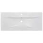 Lavabo da Incasso 91x39,5x18,5 cm in Ceramica Bianco