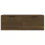 Mobile Pensile Rovere Marrone 100x36,5x35 cm Legno Multistrato