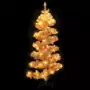 Albero di Natale a Spirale con Base e LED Bianco 150 cm PVC