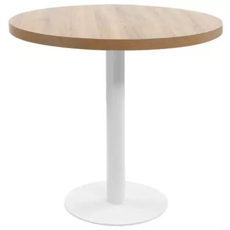 Tavolo da Bistrot Marrone Chiaro 80 cm in MDF