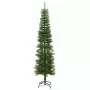 Albero di Natale Artificiale Sottile con Base 240 cm PE