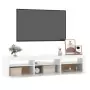 Mobile Porta TV con Luci LED Bianco 180x35x40 cm