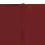 Pannelli Murali 12 pz Rosso Vino 90x15 cm Tessuto 1,62 m²