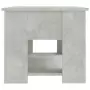 Tavolino da Salotto Grigio Cemento 79x49x41cm Legno Multistrato