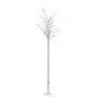 Albero Natale 200 LED 2,2m Salice Bianco Freddo Interno Esterno