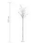 Albero Natale 200 LED 2,2m Salice Bianco Freddo Interno Esterno