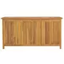 Cassa da Giardino 114x50x58 cm in Legno Massello di Teak