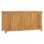 Cassa da Giardino 114x50x58 cm in Legno Massello di Teak