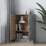 Libreria Grigio Cemento 82,5x30,5x115 cm in Truciolato