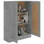 Libreria Grigio Cemento 82,5x30,5x115 cm in Truciolato