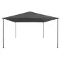 Gazebo da Giardino 4x4x3 m Antracite 180 g/m²