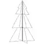 Albero di Natale a Cono 200 LED per Interni Esterni 98x150 cm