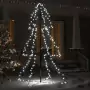 Albero di Natale a Cono 200 LED per Interni Esterni 98x150 cm