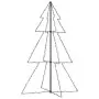 Albero di Natale a Cono 200 LED per Interni Esterni 98x150 cm