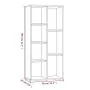 Libreria Rovere Fumo 50x25x106 cm