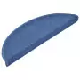 Tappetini per Scale 15 pz Blu 56x17x3 cm