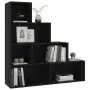 Libreria/Divisorio Nero 155x24x160 cm in Truciolato