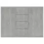 Credenza Grigio Cemento 88x30x65 cm in Truciolato