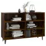 Credenza Rovere Fumo 103,5x35x70 cm in Truciolato