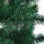 Albero di Natale Artificiale Punte Iridescenti Verde 240 cm PVC