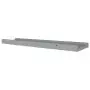 323935  Picture Frame Ledge Shelves 2 pcs Grey 60x9x3 cm MDF