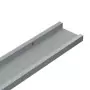 323935  Picture Frame Ledge Shelves 2 pcs Grey 60x9x3 cm MDF