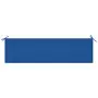 Cuscino per Panca da Giardino Royal Blu 180x50x3 cm in Tessuto