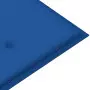 Cuscino per Panca da Giardino Royal Blu 180x50x3 cm in Tessuto