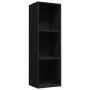 Libreria/Mobile TV Nero 36x30x114 cm in Truciolato