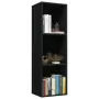 Libreria/Mobile TV Nero 36x30x114 cm in Truciolato