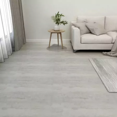 Listoni Pavimenti Adesivi 20 pz in PVC 1,86 m² Grigio Chiaro