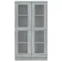 Mobile Vetrina Grigio Sonoma 82,5x30,5x150 cm Legno Multistrato