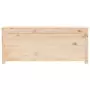 Contenitore Portaoggetti 110x50x45,5 cm Legno Massello Pino