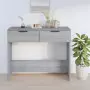 Tavolino Consolle Grigio Sonoma 90x36x75 cm Legno Multistrato