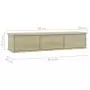 Scaffale Cassetti a Muro Rovere Sonoma 88x26x18,5 cm Truciolato