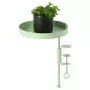 Esschert Design Vassoio per Piante con Morsetto Rotondo Verde M