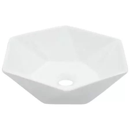 Lavandino 41x36,5x12 cm in Ceramica Bianco