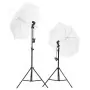 Kit per Studio Fotografico con Set Luci, Fondale e Riflettore